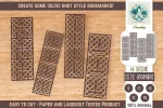 Celtic Bookmark SVG Design Free SVG File